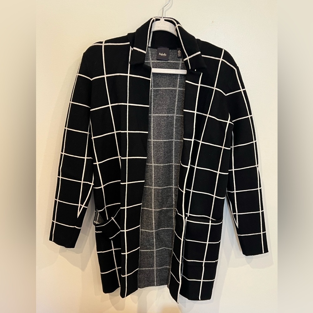 Rafaela Collared Knit Cardigan in size S